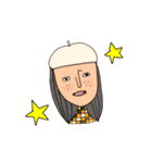 オンザ前髪女子の日常会話（個別スタンプ：12）
