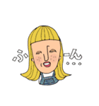 オンザ前髪女子の日常会話（個別スタンプ：17）