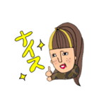 オンザ前髪女子の日常会話（個別スタンプ：27）
