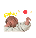 ひよりと、綿棒耳にさしてご機嫌なやすのり（個別スタンプ：4）