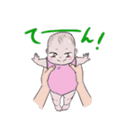 突進⭐︎ベビーガール（個別スタンプ：6）