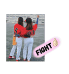 The women’s softball team（個別スタンプ：1）