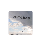 空 に乗せるメッセージ（個別スタンプ：5）