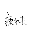 成人男性(21)(独身)の文字（個別スタンプ：35）