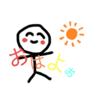 まぬけな顔のにこちゃん(´∀｀*)（個別スタンプ：1）