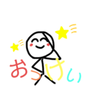 まぬけな顔のにこちゃん(´∀｀*)（個別スタンプ：7）