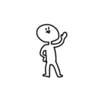 白人間わいわい（個別スタンプ：1）
