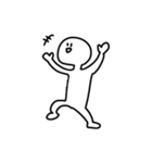 白人間わいわい（個別スタンプ：4）