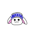 ふりふりうさちゃん（個別スタンプ：2）