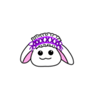 ふりふりうさちゃん（個別スタンプ：3）