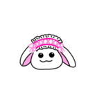 ふりふりうさちゃん（個別スタンプ：4）