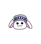 ふりふりうさちゃん（個別スタンプ：7）