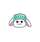 ふりふりうさちゃん（個別スタンプ：8）