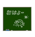 黒板メッセージ☆RIBONちゃん（個別スタンプ：1）