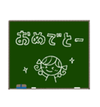 黒板メッセージ☆RIBONちゃん（個別スタンプ：20）