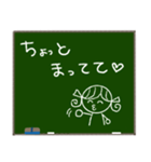 黒板メッセージ☆RIBONちゃん（個別スタンプ：28）
