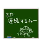 黒板メッセージ☆RIBONちゃん（個別スタンプ：39）