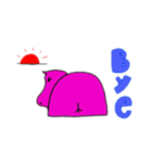 かばくんかばちゃんたち（個別スタンプ：6）