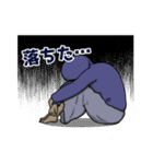 紫パーカーの医学部ちゃん basic（個別スタンプ：7）
