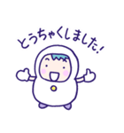 ほんわかやさしい＊ゆきだるま＊SNOWMAN＊（個別スタンプ：9）