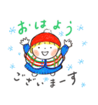 仲良しともだち お正月と冬（改訂版/再販）（個別スタンプ：21）