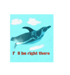 空飛ぶペンギン 英語版（個別スタンプ：2）