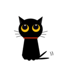 black cat tete 日常動作編（個別スタンプ：3）