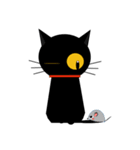 black cat tete 日常動作編（個別スタンプ：19）