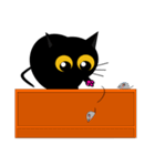 black cat tete 日常動作編（個別スタンプ：20）