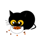 black cat tete 日常動作編（個別スタンプ：21）