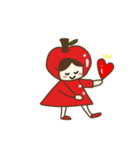 赤いリンゴちゃん（個別スタンプ：8）