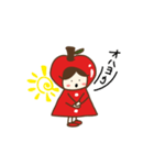 赤いリンゴちゃん（個別スタンプ：9）