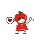 赤いリンゴちゃん（個別スタンプ：10）