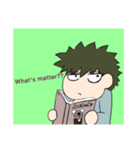 若松太郎のリアクションスタンプ(Eng.ver)（個別スタンプ：1）