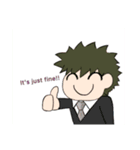 若松太郎のリアクションスタンプ(Eng.ver)（個別スタンプ：6）