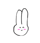 天才画伯が描いたうさぎさん。（個別スタンプ：8）