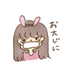 ウサギになりたい女の子（個別スタンプ：12）