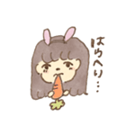 ウサギになりたい女の子（個別スタンプ：18）