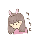 ウサギになりたい女の子（個別スタンプ：24）