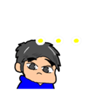 イメージカラーが青な男の子（個別スタンプ：5）