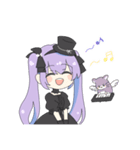 紫吹真雪とクロマチック・ハーモニカ（個別スタンプ：22）