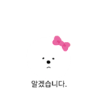 ふわお<ハングル>（個別スタンプ：11）