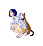 ぬいぐるみのねこさん（個別スタンプ：8）