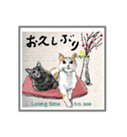 ミチコばあちゃんスタンプ NO4  キャッツ（個別スタンプ：6）