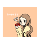 The cutest girlsのLINEスタンプ第1弾（個別スタンプ：3）