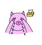 ブタさんの1日（個別スタンプ：24）