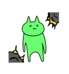 蛍光猫（個別スタンプ：8）