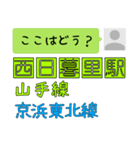 ここはどう？山手線（個別スタンプ：24）