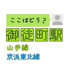 ここはどう？山手線（個別スタンプ：28）