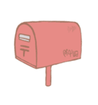 てがみちゃん と ポスト文字（個別スタンプ：12）